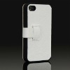 2012 Newest Lush Genuine Cow Leather Cover for iPhone 4S