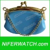 2012 Newest blue silicone purse for ladies