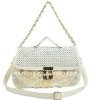 2012 Newest!!! hot sell Guangzhou LACE FLOWER cheap fashion lady designer handbag