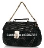 2012 Newest!!! hot sell Guangzhou LACE FLOWER cheap fashion lady shoulder bag