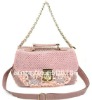 2012 Newest!!! hot sell Guangzhou cheap fashion Spring lady LACE FLOWER handbag