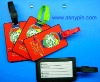 2012 Newest soft PVC luggage tag