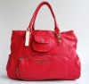 2012 OEM over sized red leather bags women