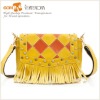 2012 Oil Wax Cowhide Tassels Leather handbags&Messenger Bag
