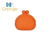 2012 Orange Silicone Coin Pouch for Promotion