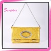 2012 Orange snake vein Pu leather lady fashion handbag