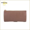 2012 Patch work zipper closure Genuine leather purse