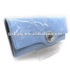2012 Paypal-available angel blue fashion branded wallets