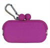 2012 Popular Silicone Coin Pouch with Carabiner & Neck Strap