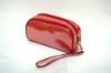2012 Red pu trendy cosmetic bags