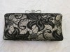 2012 Sexy balck lace evening bag