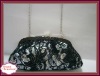 2012 Spring Fashion Lace Leather Evening Bag