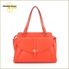 2012 Spring/Summer Orange Ladies real leather shoulder bag