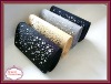 2012 Spring Various Colors Beaded Satin Evening Clutch Bag