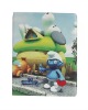 2012 The Smurfs Design high quality PU leather case for ipad 2