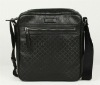 2012 Trendy Grenuine Leather Black Messenger Bag Male,201448