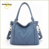 2012 Trendy Ladies handmade knitted leather artwork fashion bags women