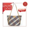 2012 Western Checked Water-proof Lady Leather Handbags&Shoulder Bag