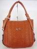 2012 best design brown lady handbag