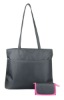 2012 black microfiber tote bag set