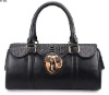2012 black snake leather tote handbag for spring G7017