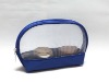 2012 blue mesh cosmetic bag