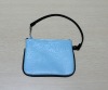 2012 blue pu cosmetic bag