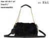 2012 brand design ladies chain sling fur shoulder bags