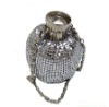 2012 casual aluminum mesh purse with beer bottle flap G6005