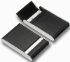 2012 character black cheap leather business card holder