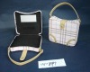 2012 cheap fabric cosmetic case with handle