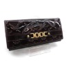 2012 classic black butterfly print lady clutch wallets