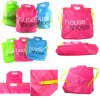 2012 colorful polyester drawstring shopping bag