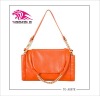 2012 colourful cow leather shoulder lady bag,removable and adjustable