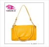 2012 colourful cow leather shoulder lady bag,removable and adjustable