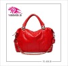 2012 colourful fashion genuine leather bag with hardware