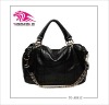 2012 colourful fashion genuine leather bag with hardware