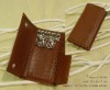 2012 cowhide leather wallet with key