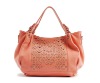 2012 designer south korea bag with hollowed cut flower