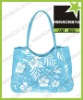2012 eco-friendly flower printed beach bag