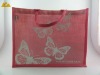 2012 eco-friendly red jute bag