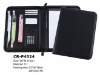 2012 fashion PU portfolio folder with zipper