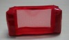 2012 fashion Red organza cosmetic bag