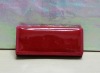 2012 fashion Red pu wallet