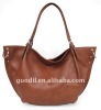 2012 fashion and simple design genuine leather handbags for lady