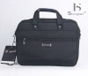 2012 fashion canvas black laptop bagW8028