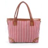 2012 fashion canvas ladies handbag