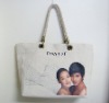 2012 fashion canvas shopping bag