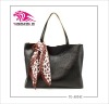 2012 fashion colourful lady handbag with fashion silk