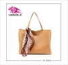 2012 fashion colourful lady handbag with fashion silk